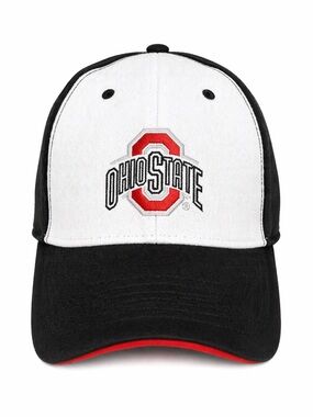 Ohio State Buckeyes Vintage NCAA Hat Velcro Back NWT Adjustable Cap Rare